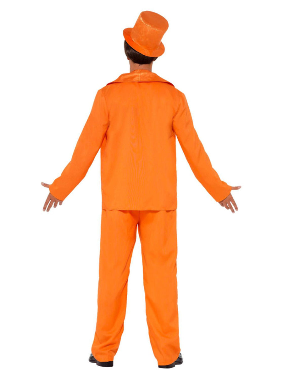 90s Stupid Tuxedo Costume, Orange - 3