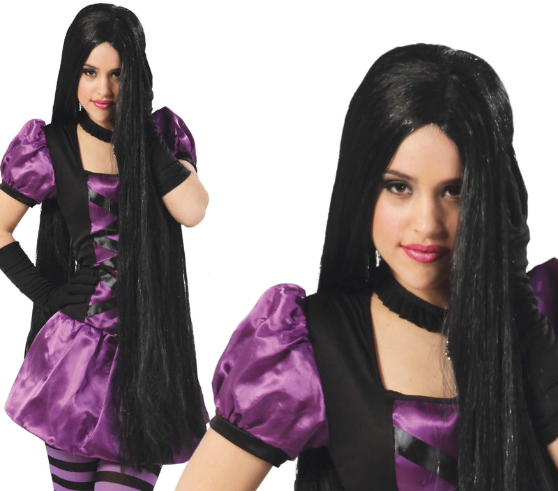 EXTRA LONG BLACK WIG