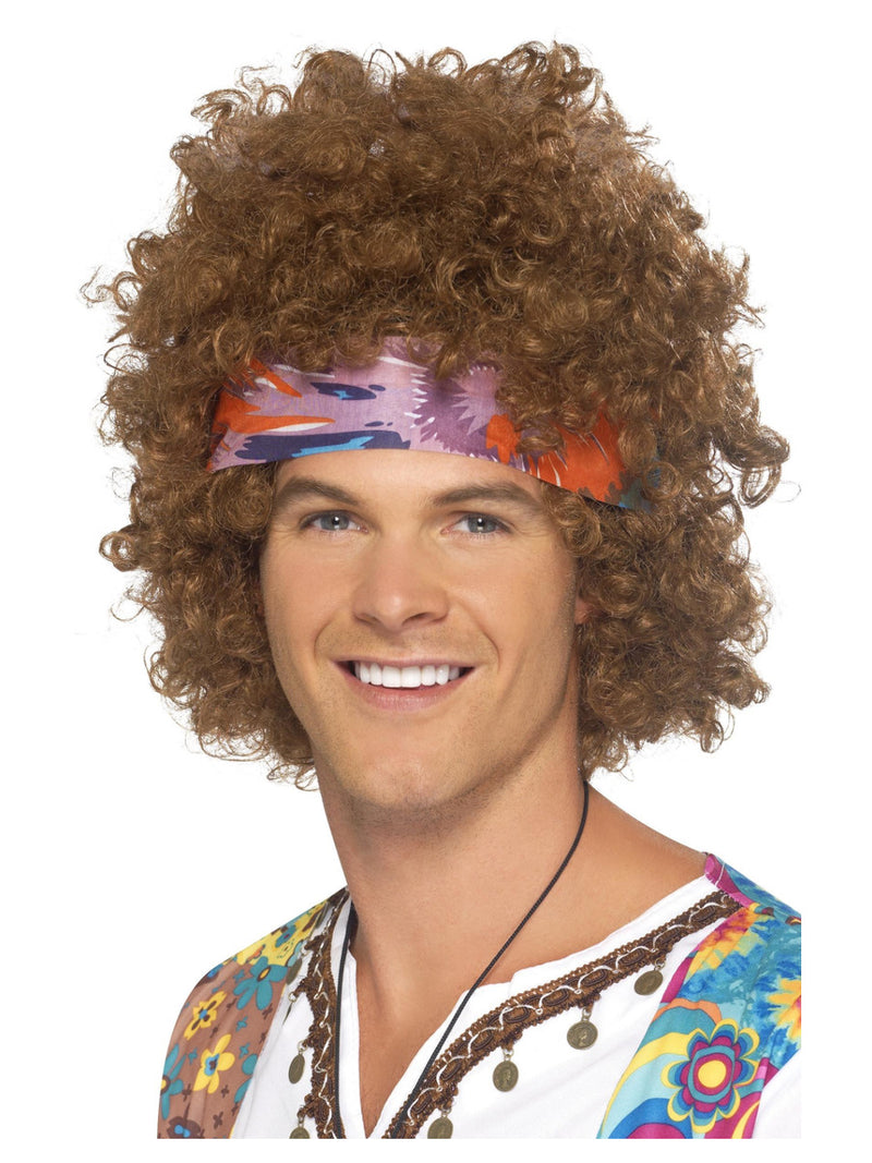 Hippie Afro Kit, Brown - 1