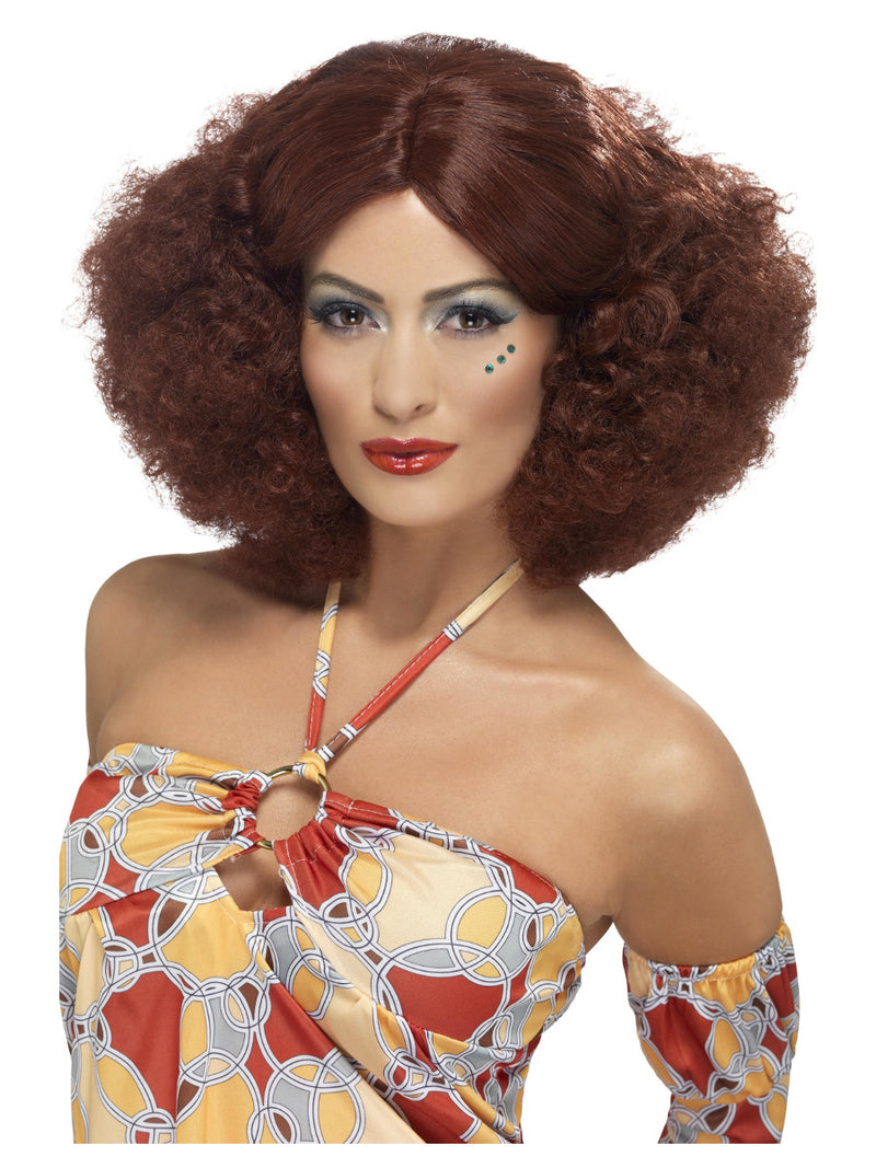 70s Afro Wig, Auburn - 1