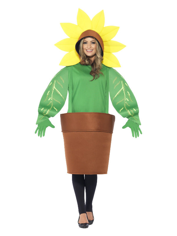 Sunflower Costume, with Top with Attached Hood - 2