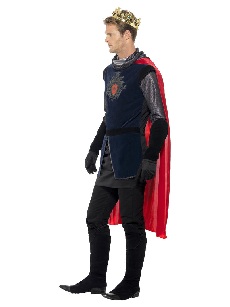 Deluxe King Arthur Costume, Black - 4