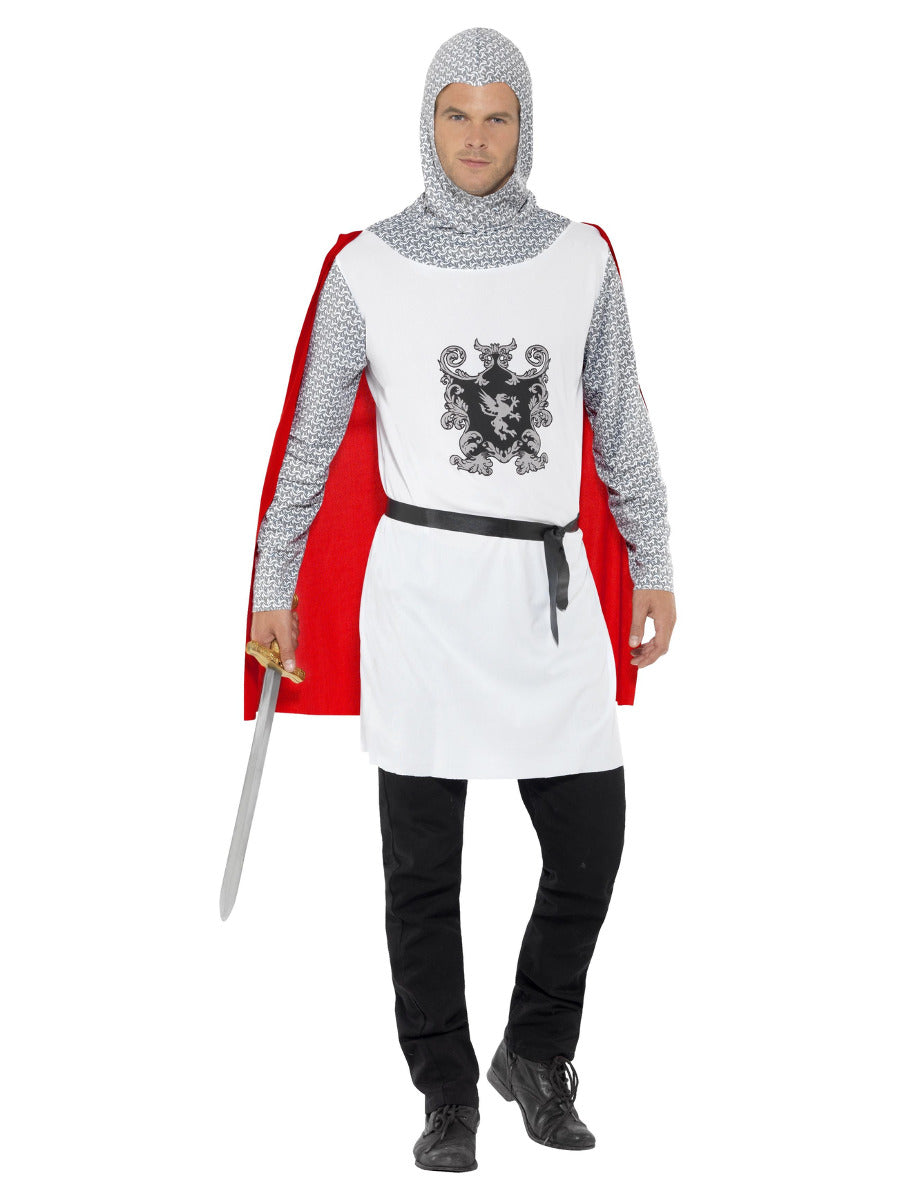 Knight Costume, Economy, White - 1