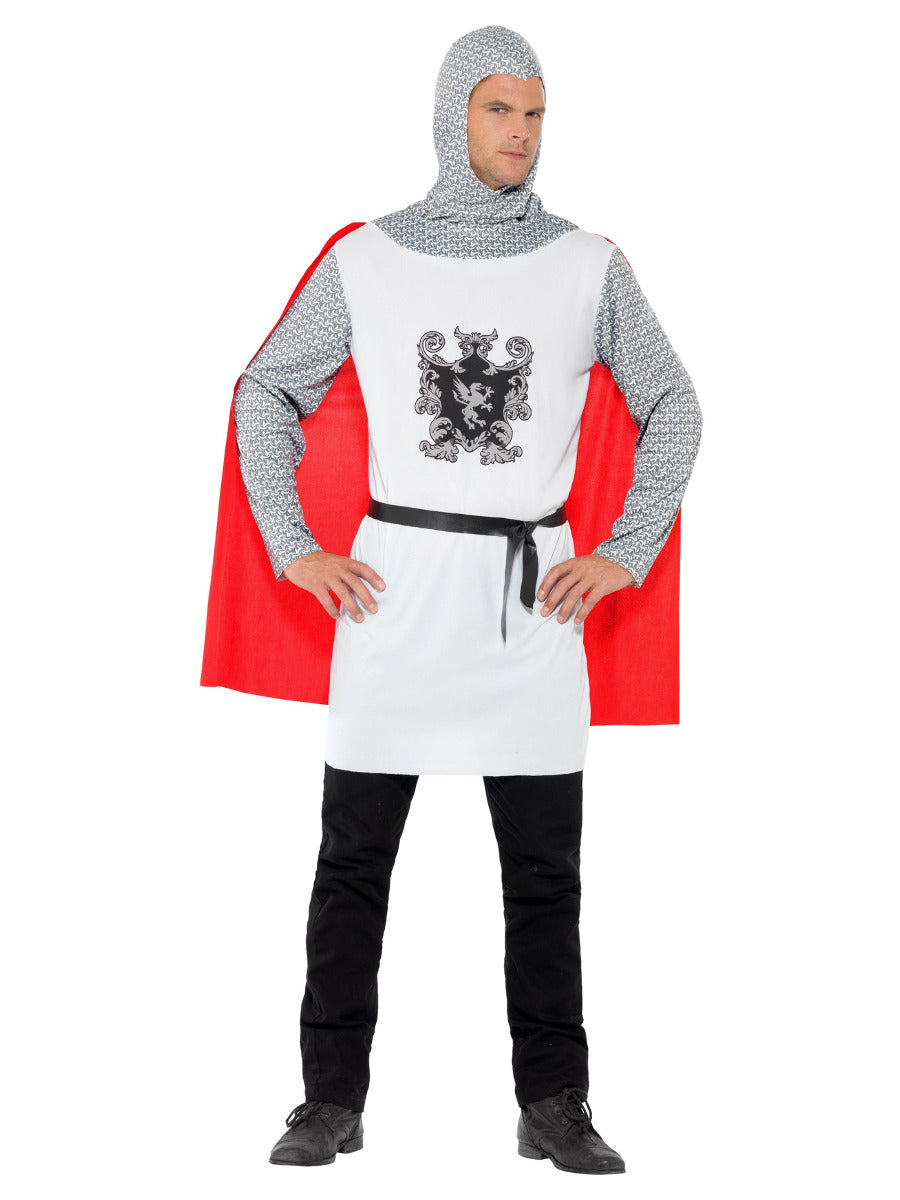 Knight Costume, Economy, White - 5