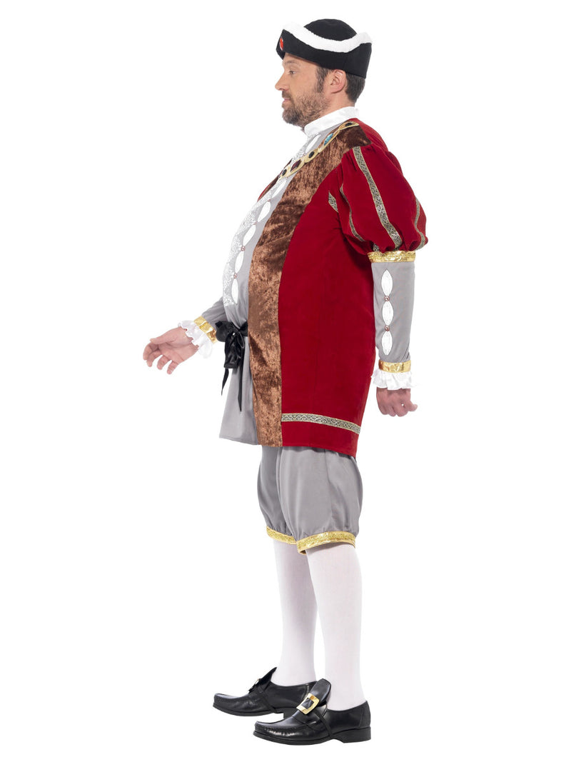 Deluxe Henry VIII Costume, Red - 4