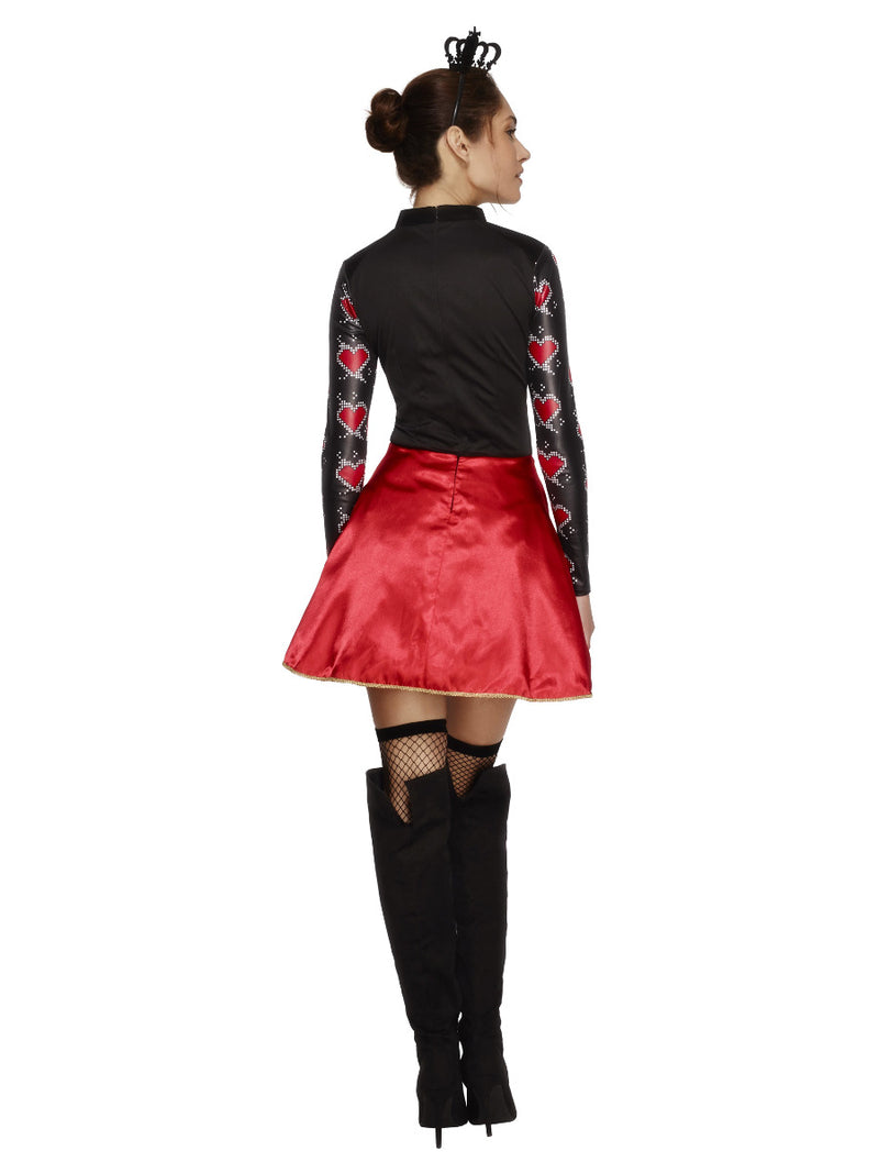 Fever Queen Of Hearts Costume, Black - 3