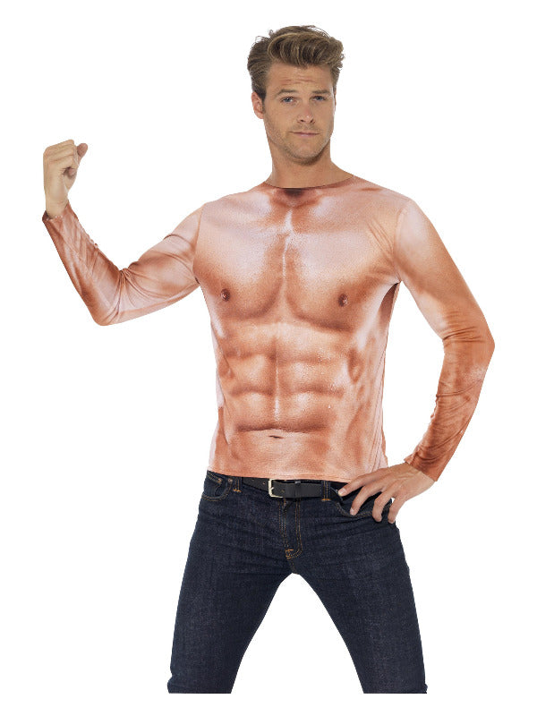Realistic Muscle Top, Nude - 2