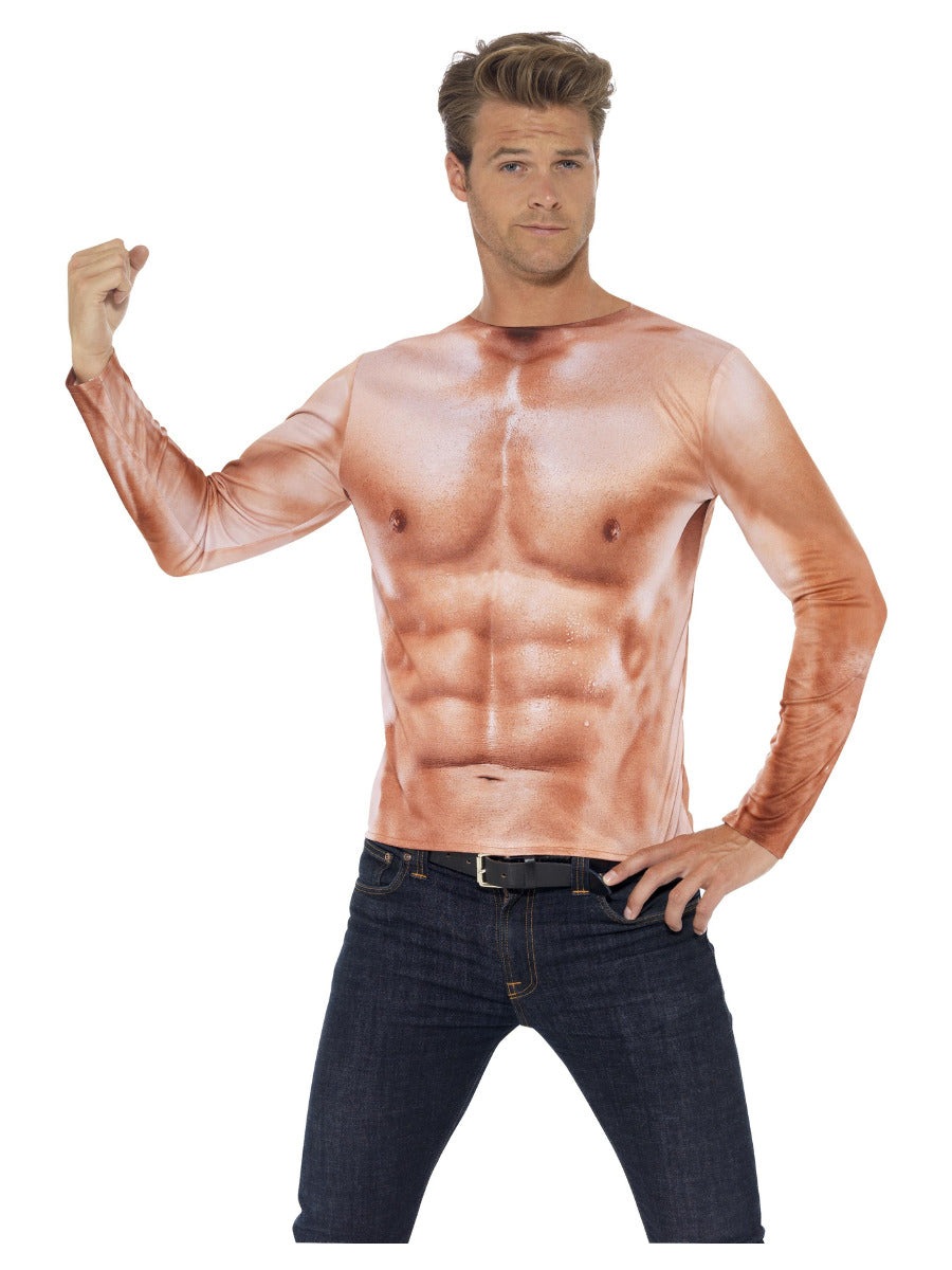 Realistic Muscle Top, Nude - 1