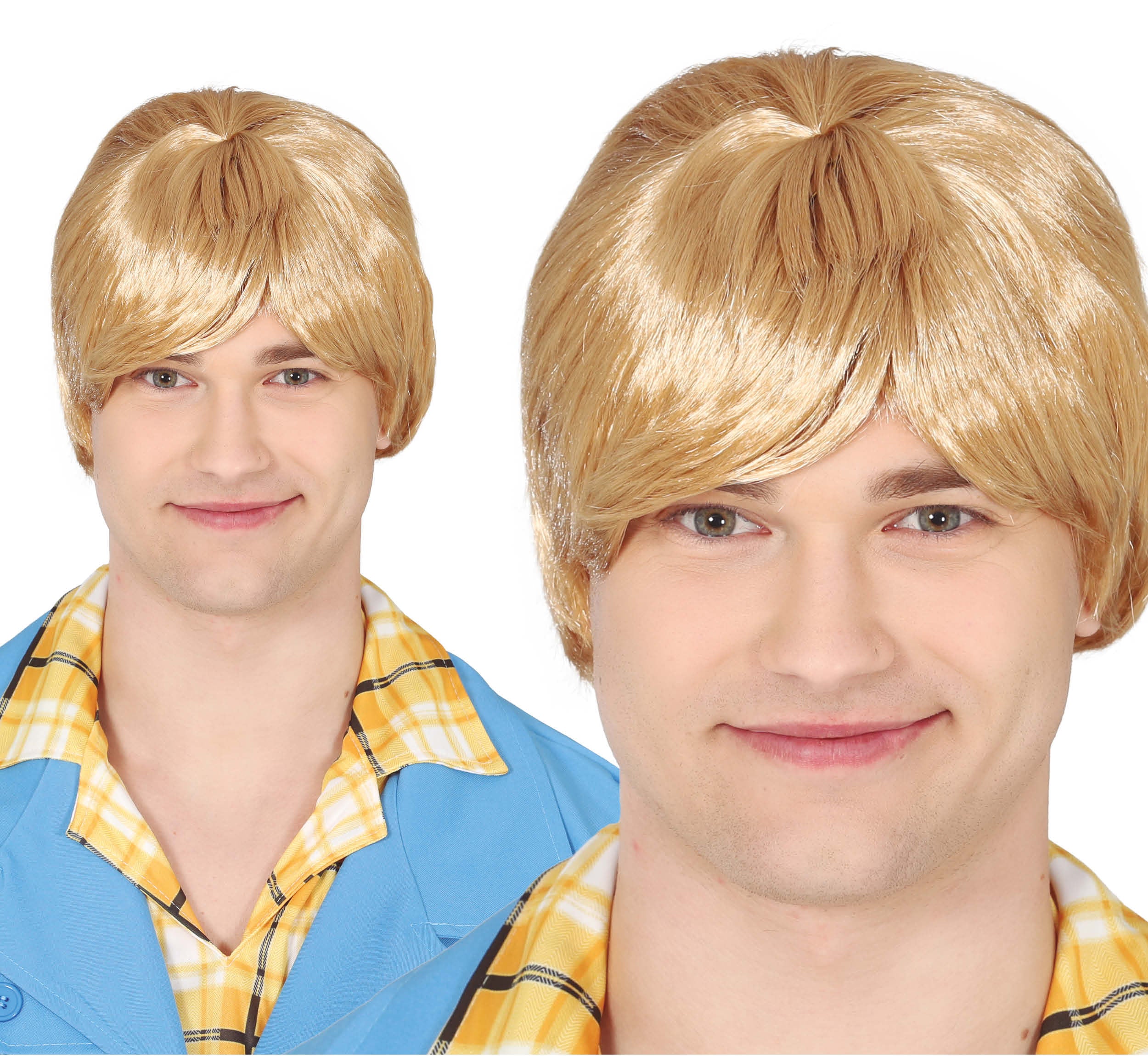 BLOND MAN’S WIG (BOX CONTAINER)