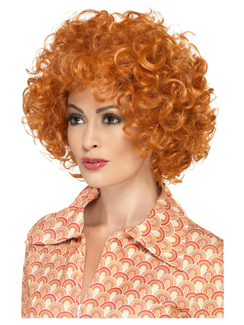Curly Afro Wig, Ginger - 3