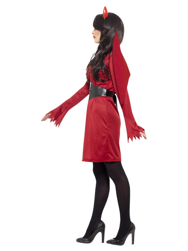 Economy Devil Costume, Red - 4