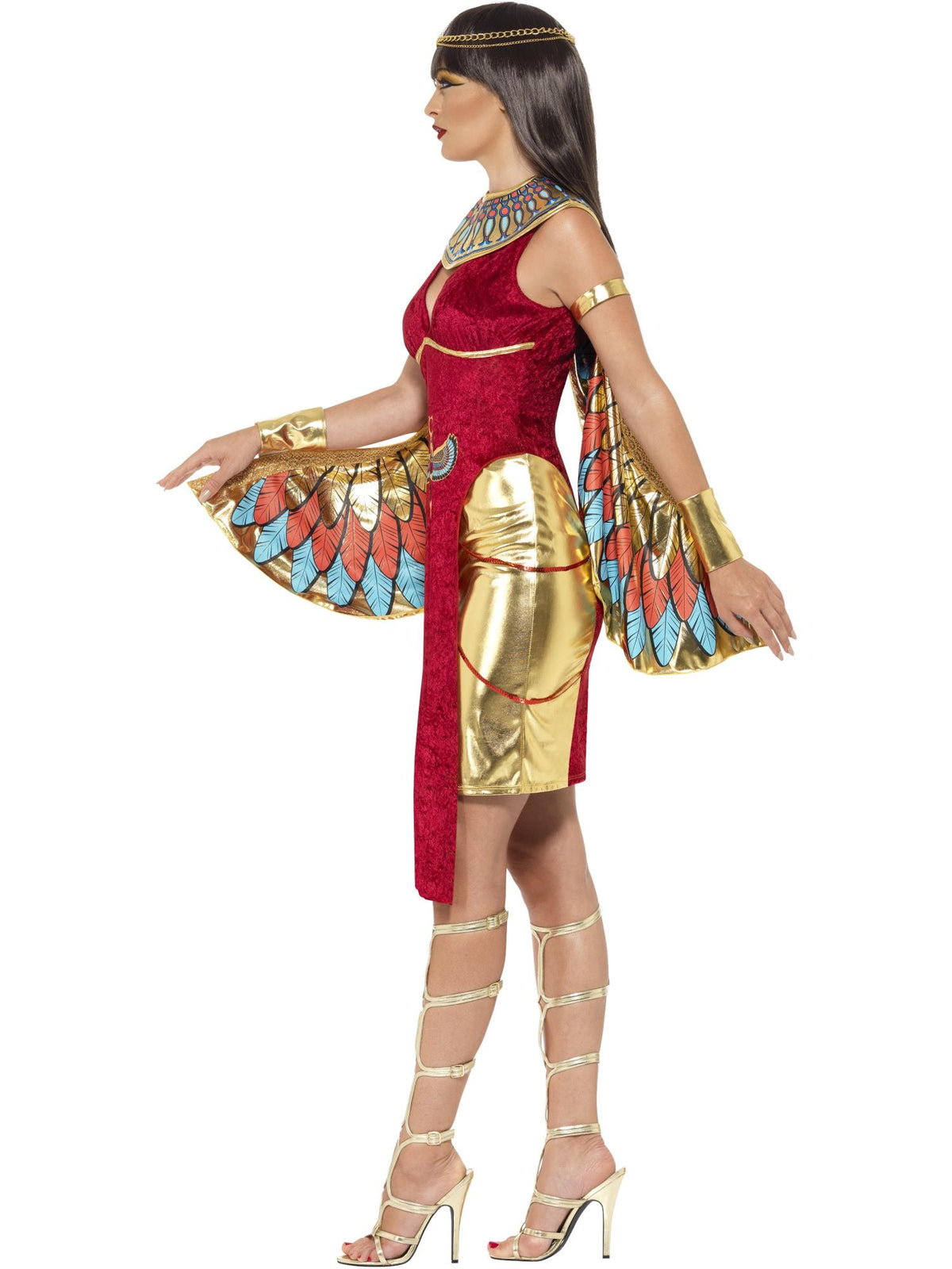 Egyptian Goddess Costume, Red 3