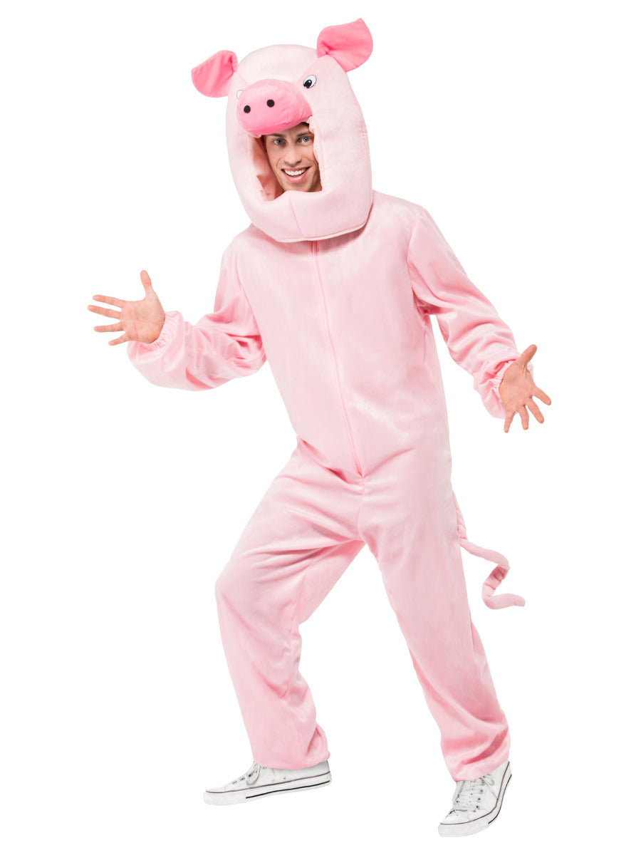 Pig Costume, Pink - 4