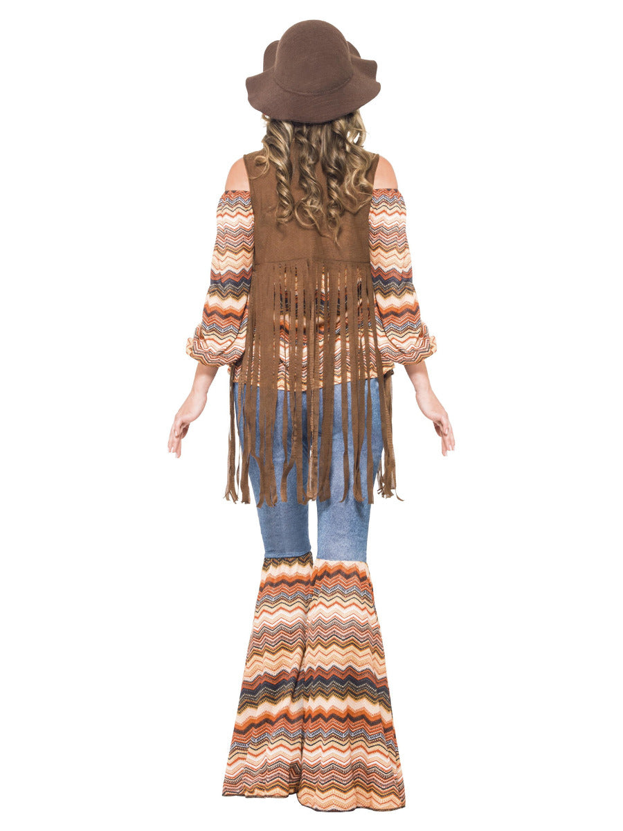 Harmony Hippie Costume, Multi-Coloured - 3