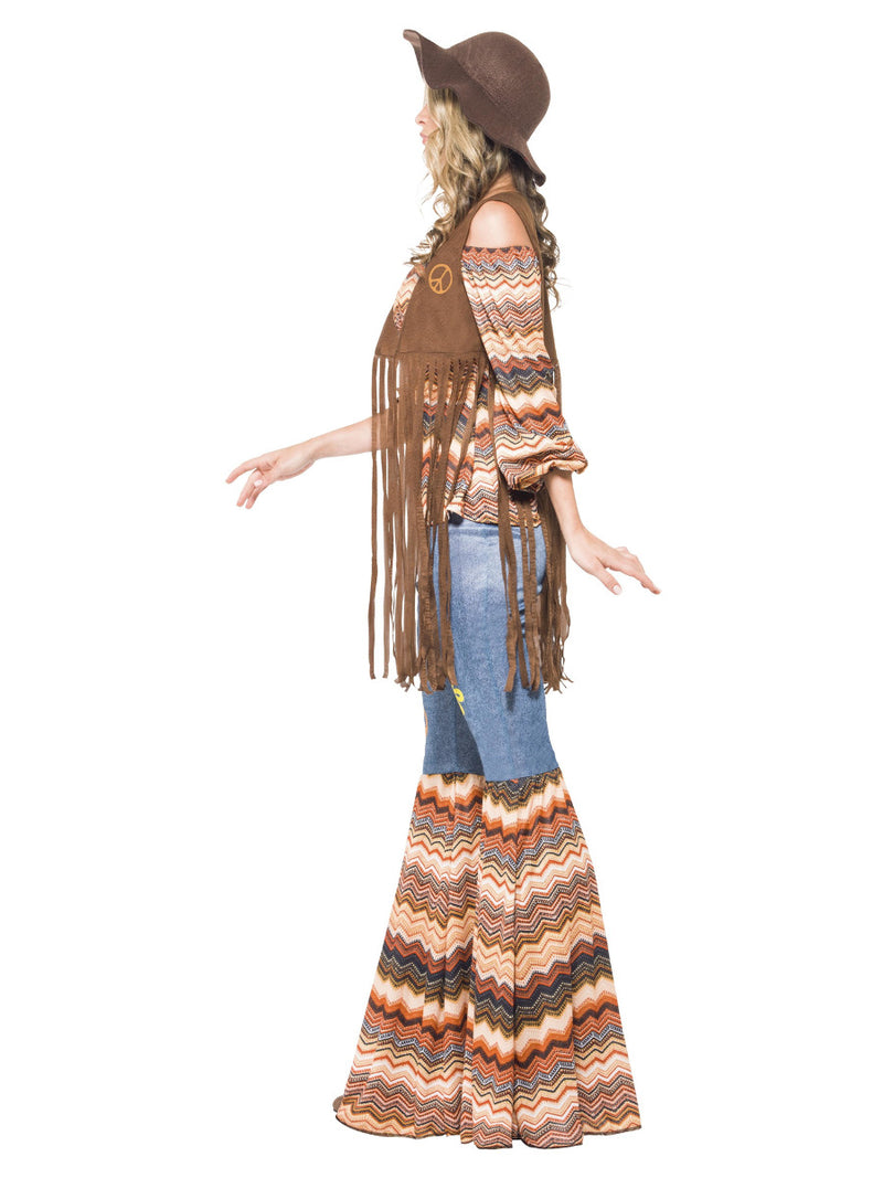 Harmony Hippie Costume, Multi-Coloured - 4