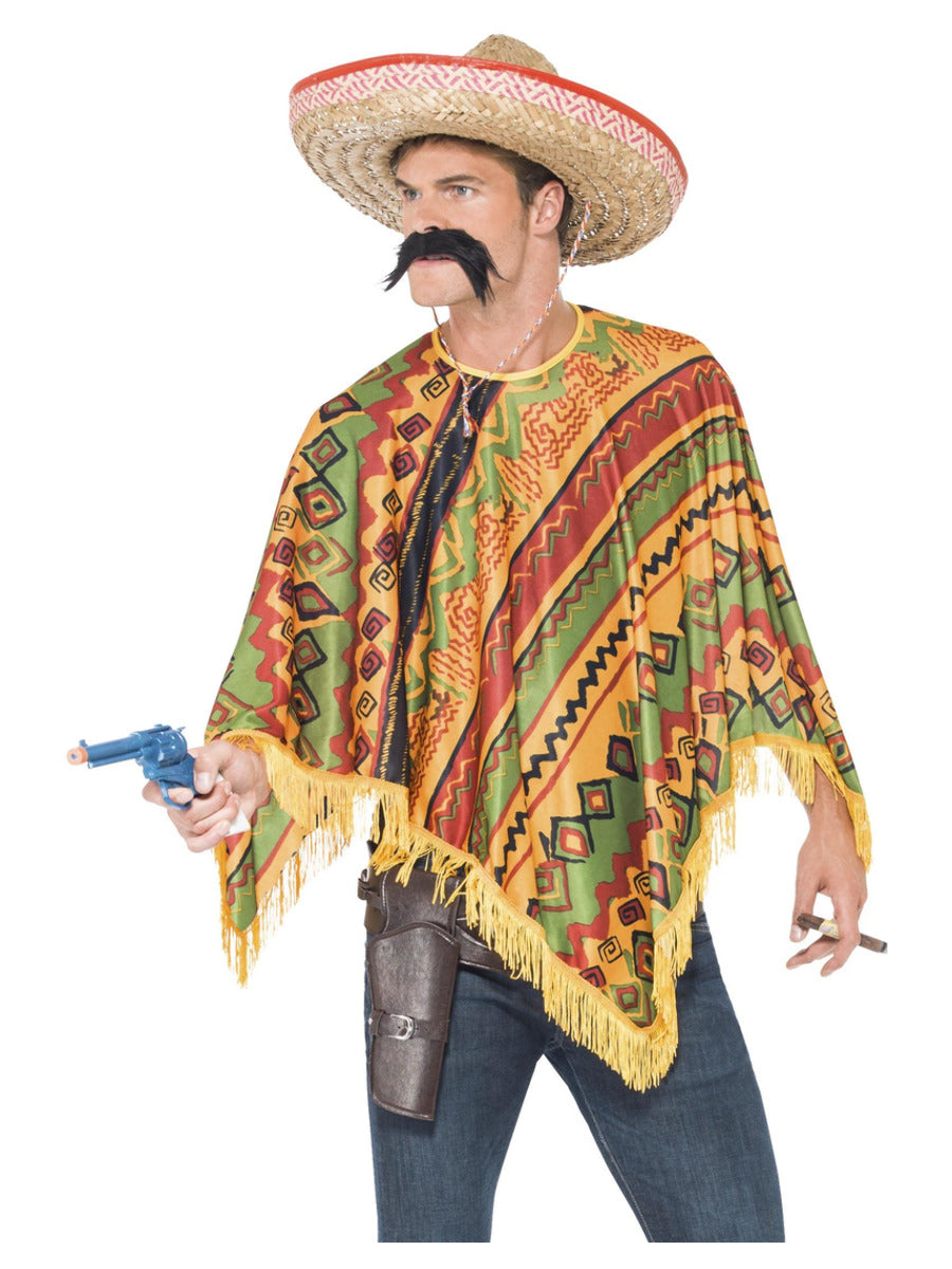 Poncho & Moustache, Orange - 1
