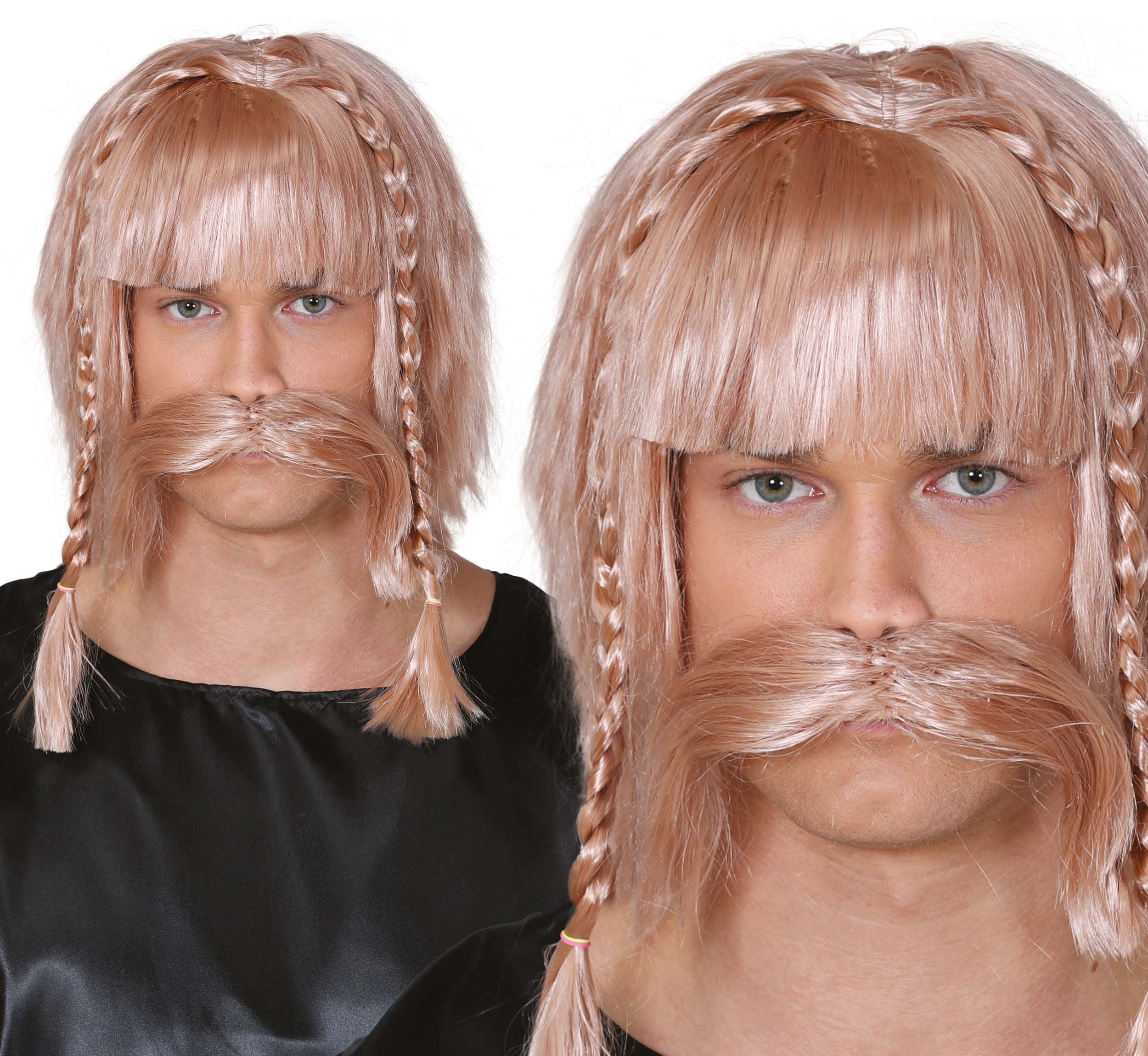 VIKING WIG AND MOUSTACHE (BOX CONTAINER)