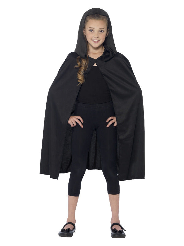 Hooded Cape, Black - 2