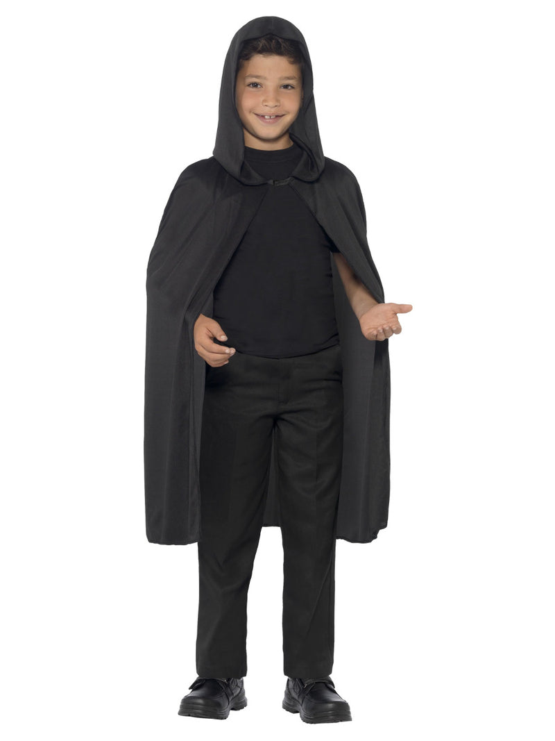 Hooded Cape, Black - 4