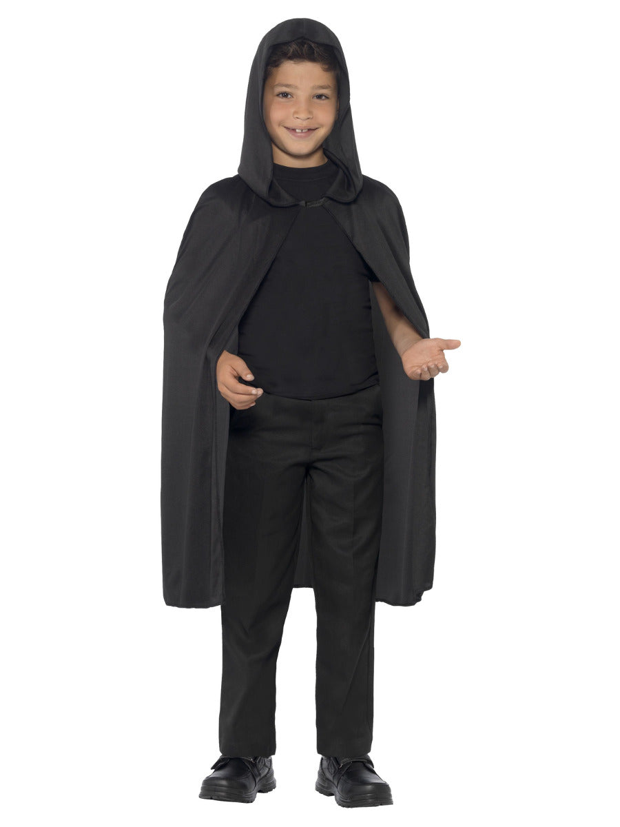 Hooded Cape, Black - 4