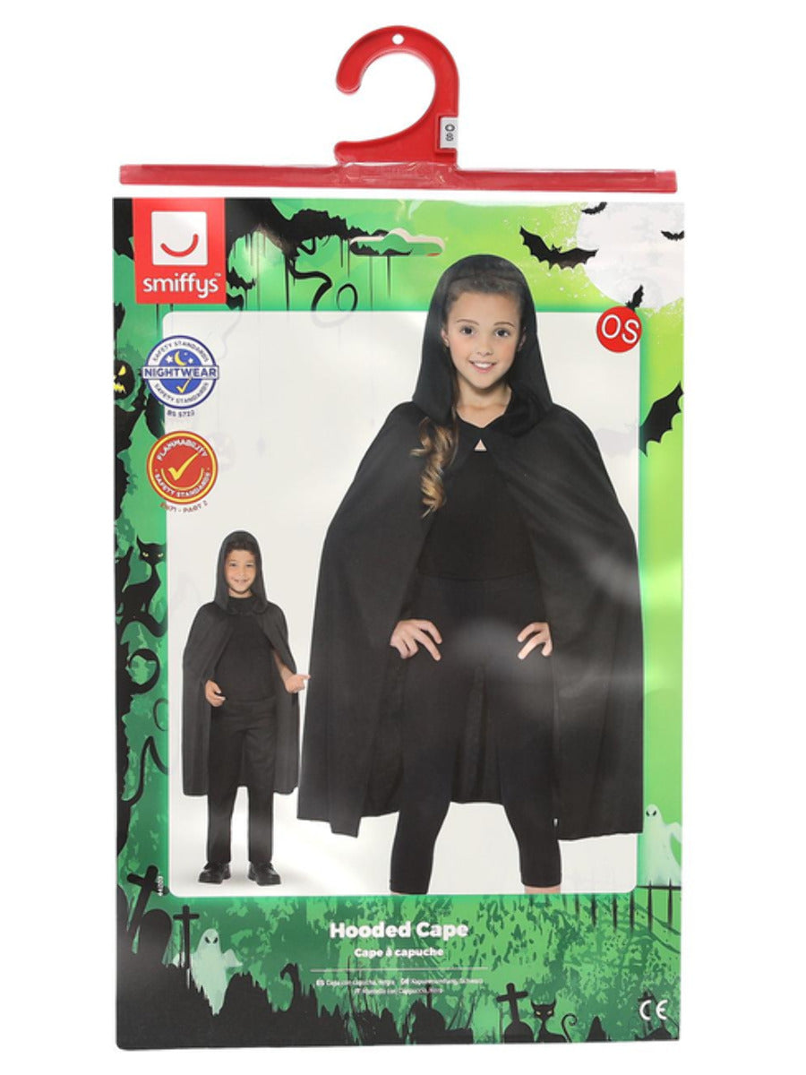 Hooded Cape, Black - 3