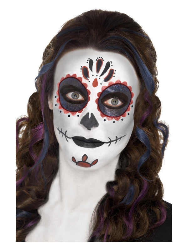 Smiffys Make-Up FX, Day of the Dead Kit, Aqua,  - 2