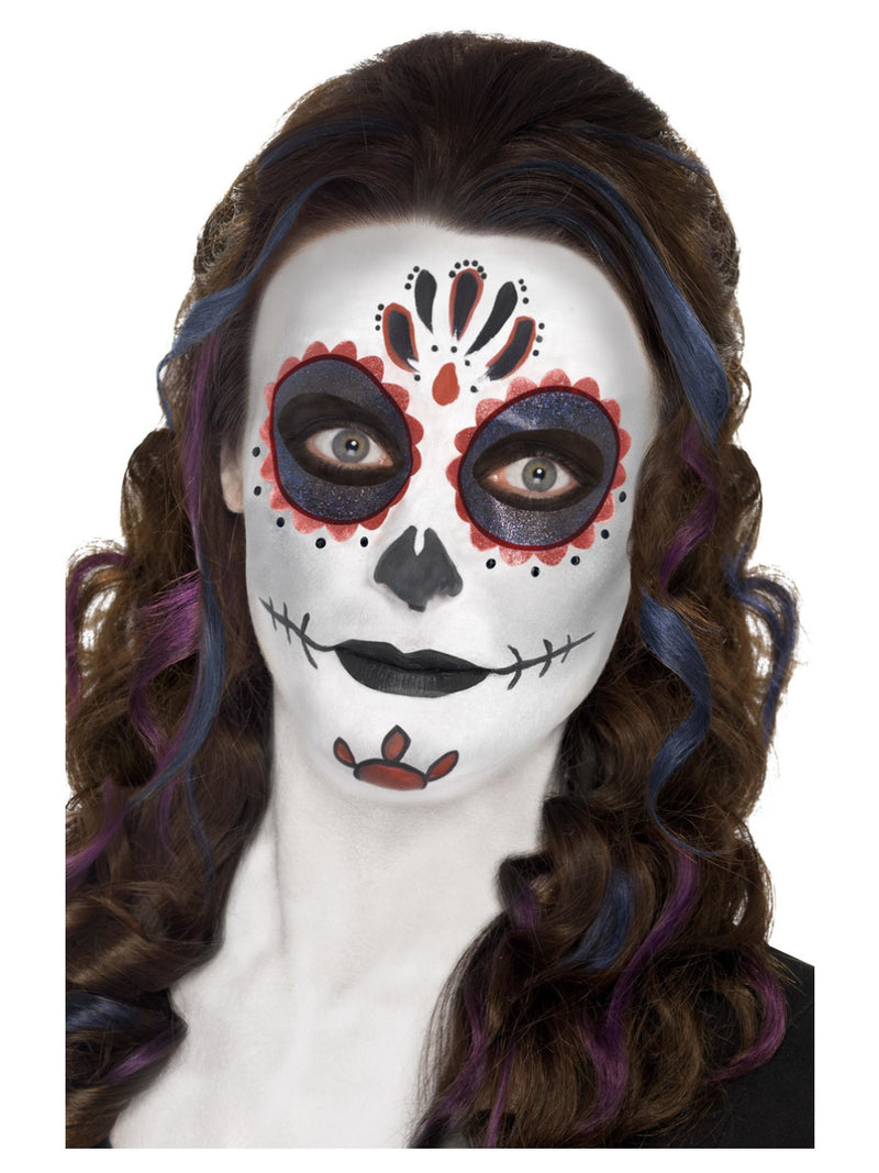 Smiffys Make-Up FX, Day of the Dead Kit, Aqua,  - 1