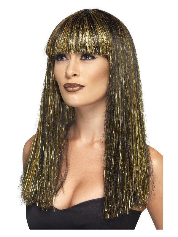 Egyptian Goddess Wig, Black - 2