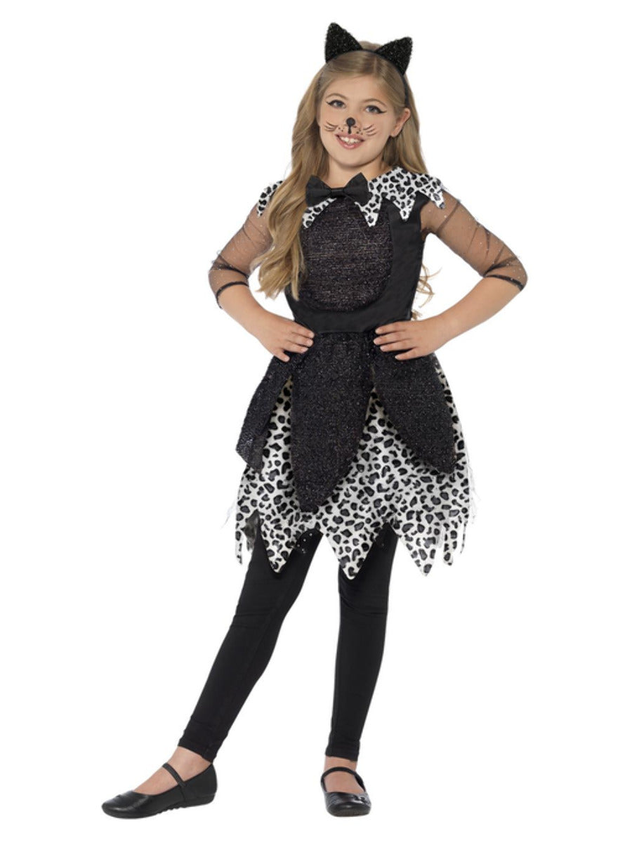 Deluxe Midnight Cat Costume, Black - 1