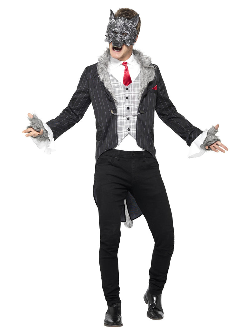 Deluxe Big Bad Wolf Costume, Grey - 1