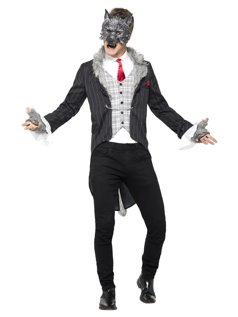 Deluxe Big Bad Wolf Costume, Grey - 1
