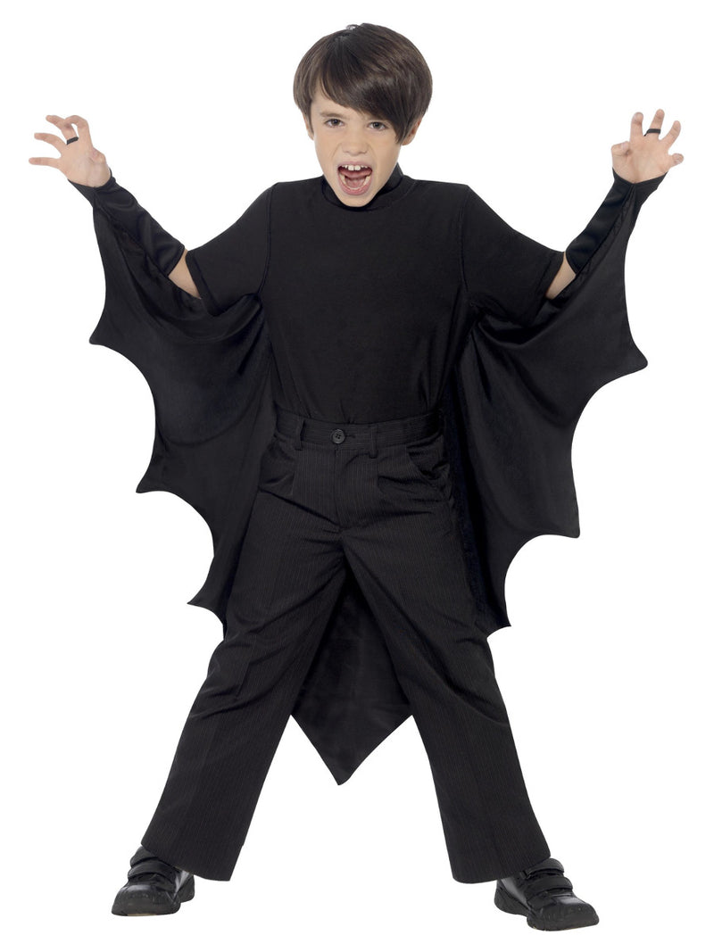 Kids Vampire Bat Wings, Black - 5