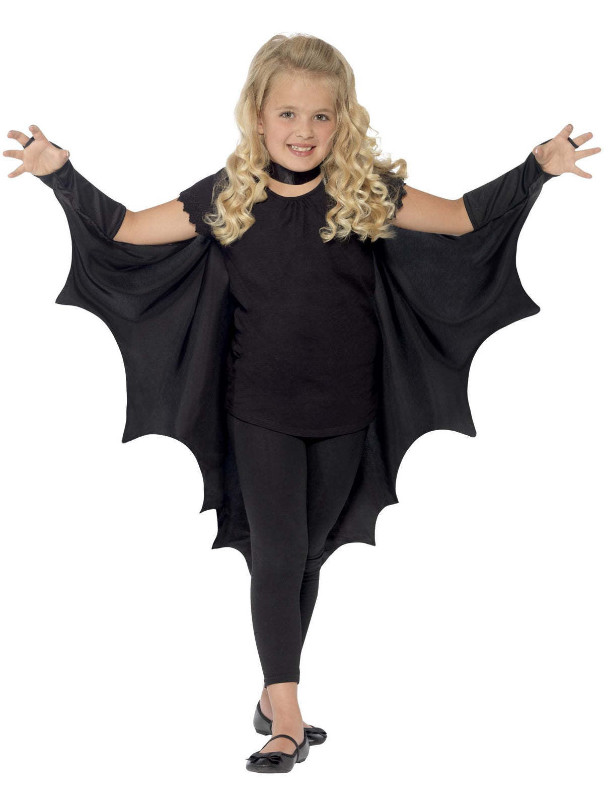 Kids Vampire Bat Wings, Black 1