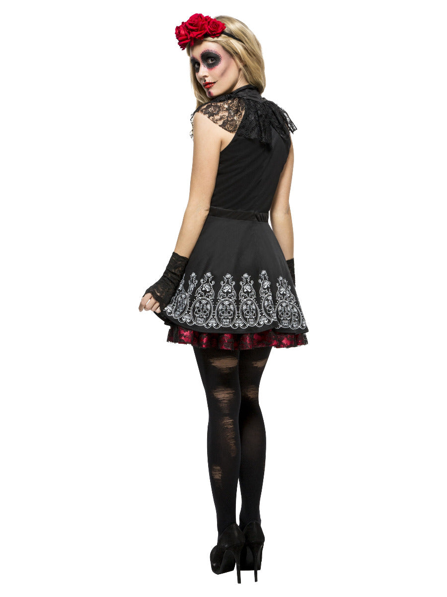 Fever Day of the Dead Costume, Black - 3