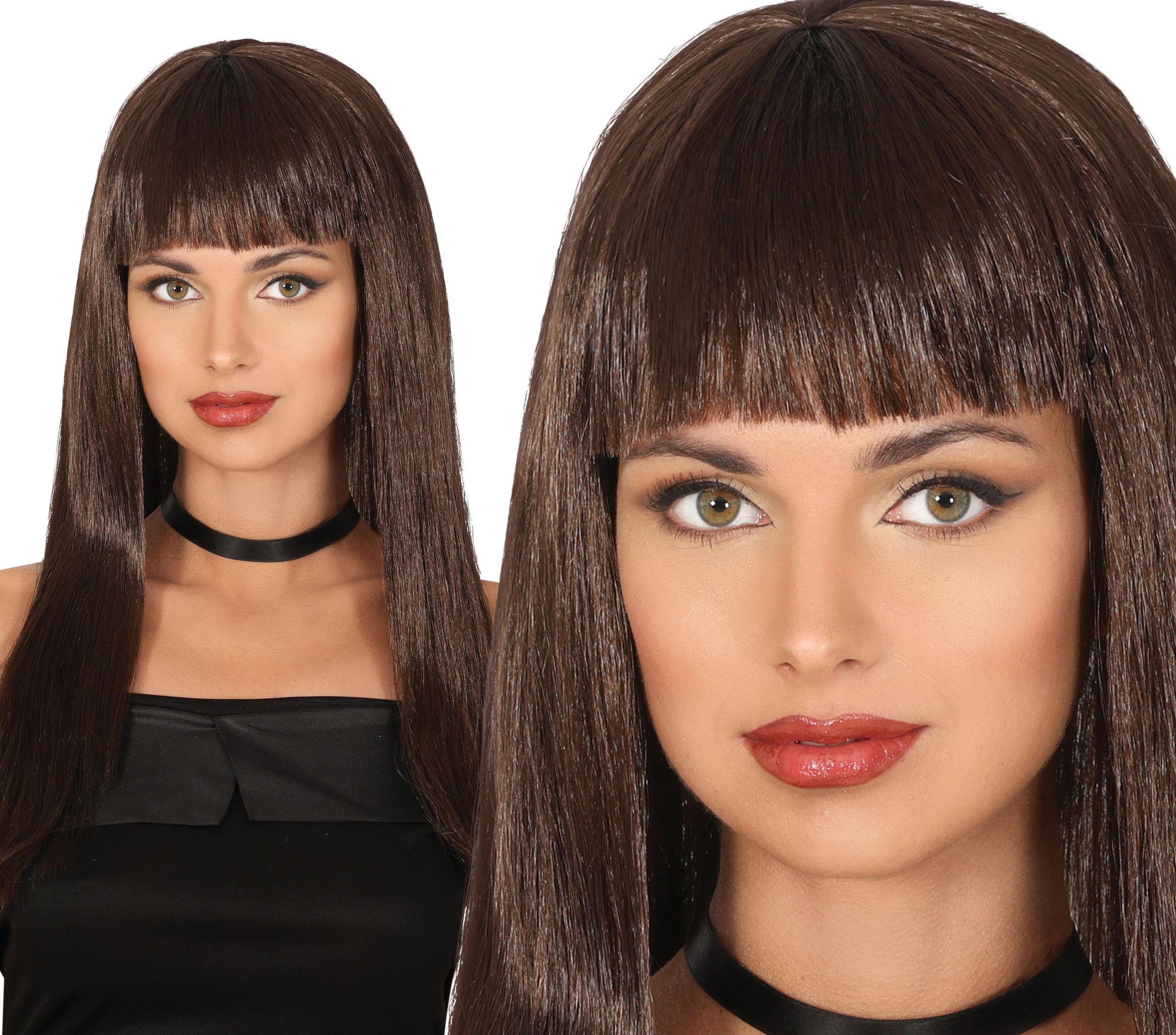 LONG STRAIGHT WIG 120 GR IN BAG