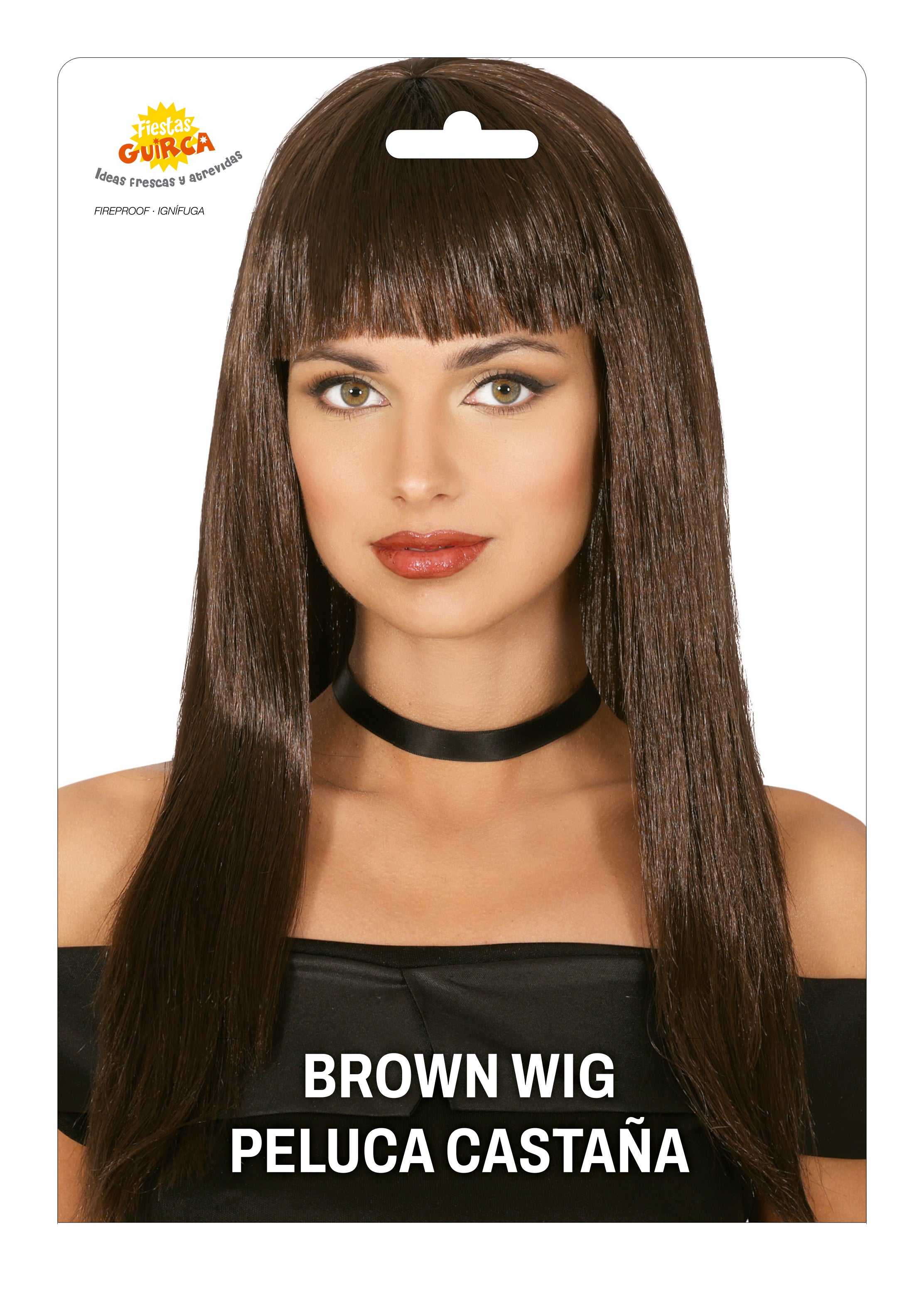 LONG STRAIGHT WIG 120 GR IN BAG