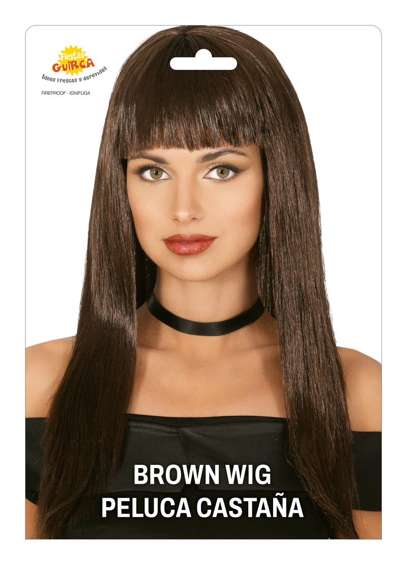 LONG STRAIGHT WIG 120 GR IN BAG