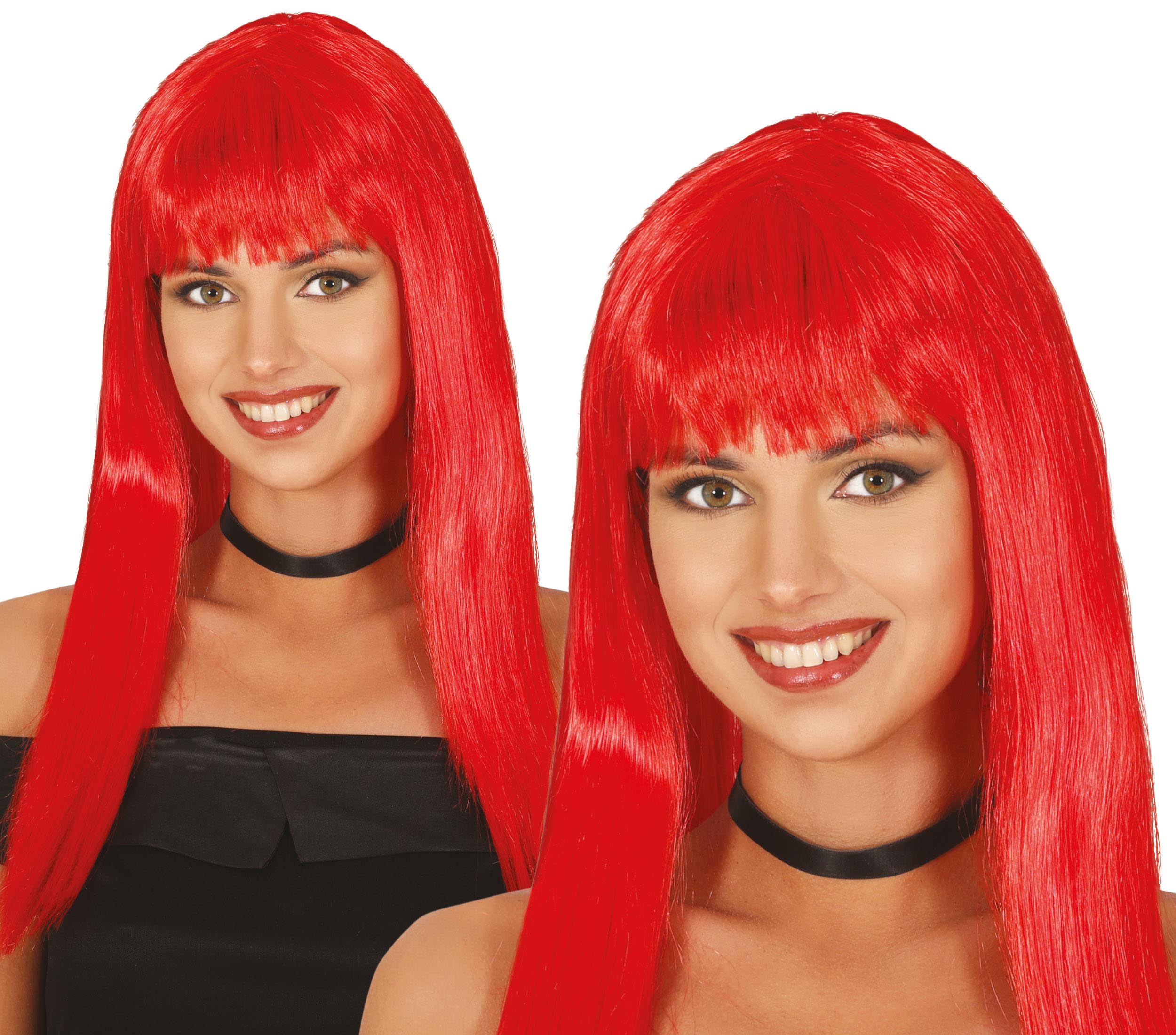 LONG STRAIGHT WIG 120 GR IN BAG