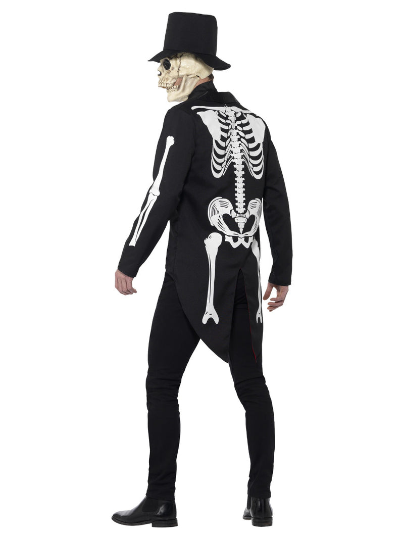 Day of the Dead Señor Skeleton Costume, Black - 4