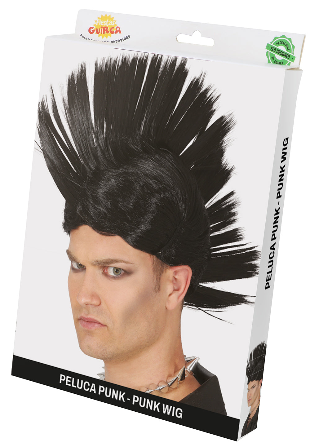BLACK PUNK WIG (BOX CONTAINER)