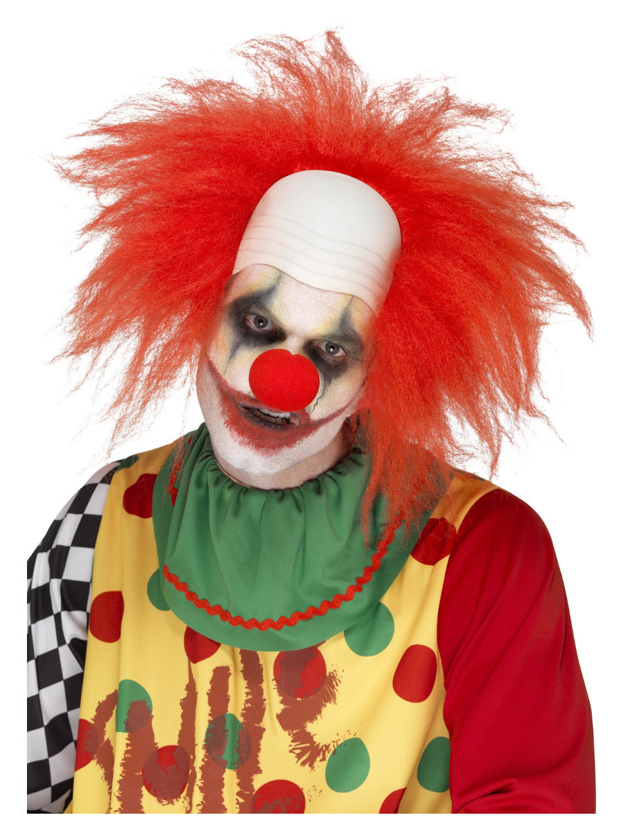 Deluxe Clown Wig, Red - 1