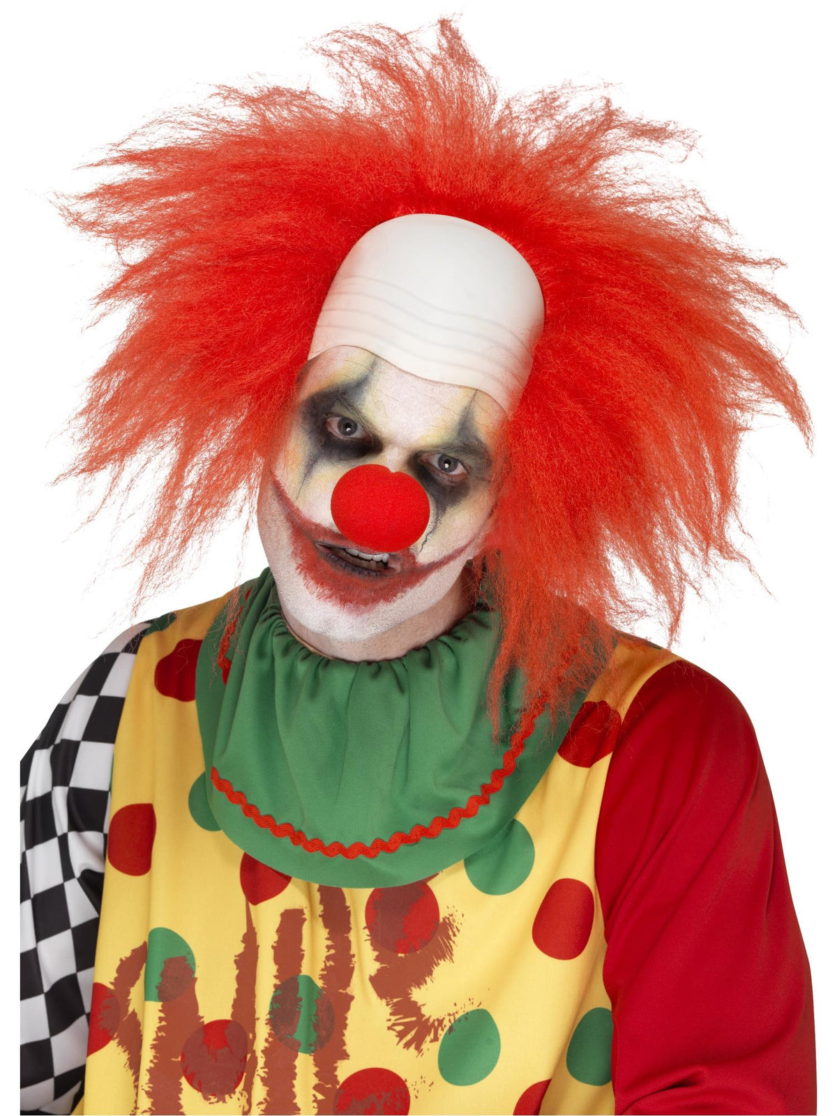 Deluxe Clown Wig, Red 1