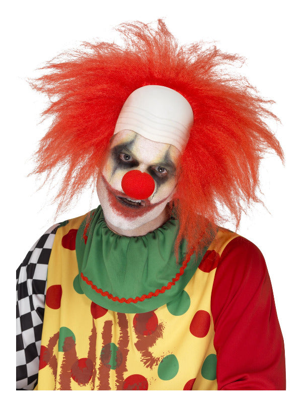 Deluxe Clown Wig, Red - 2