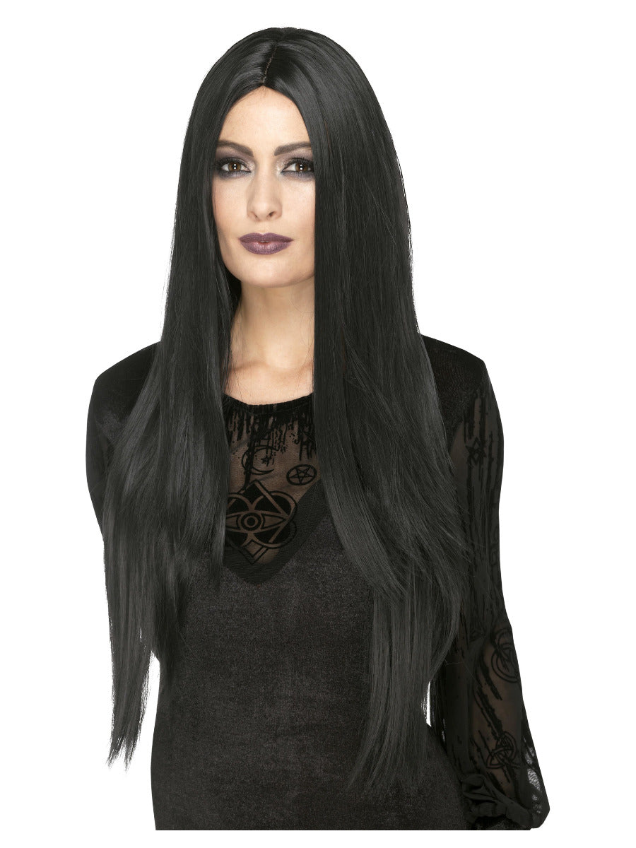 Deluxe Witch Wig, Black - 1