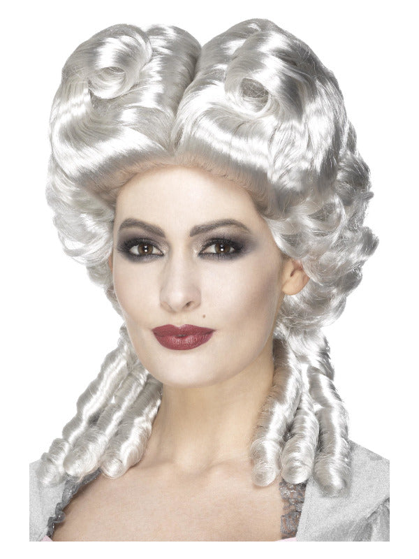 Deluxe Marie Antoinette Wig, White - 2