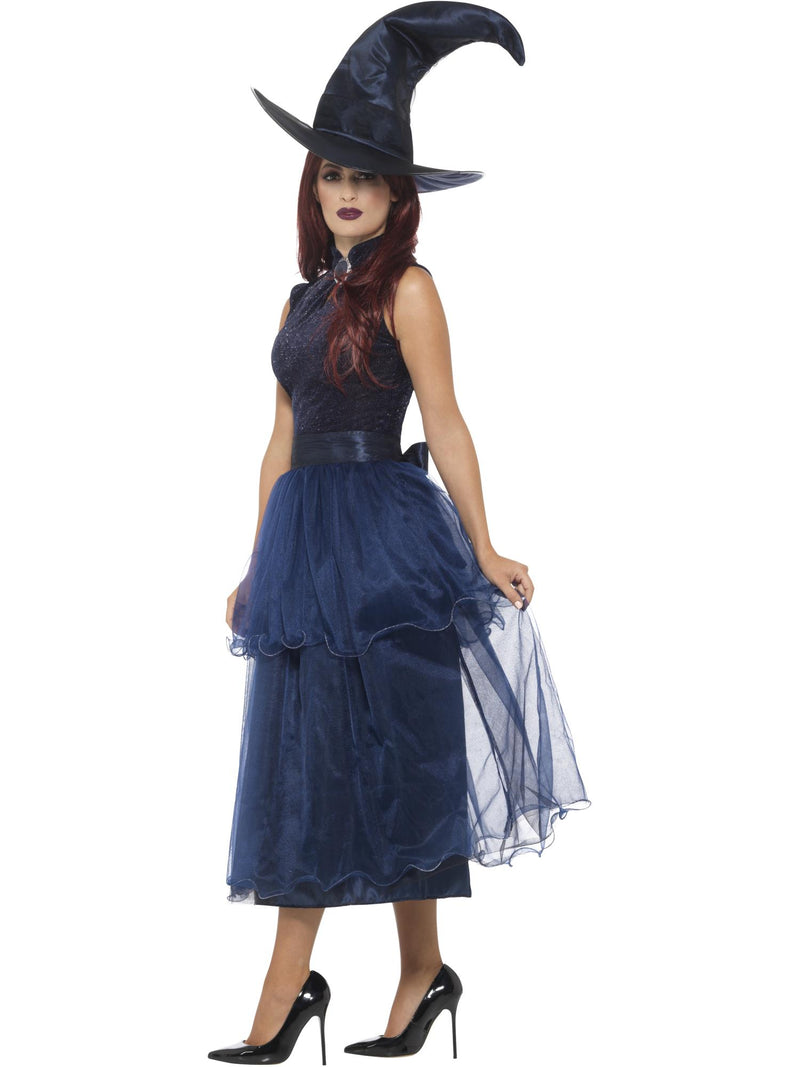 Deluxe Midnight Witch Costume, Blue 3