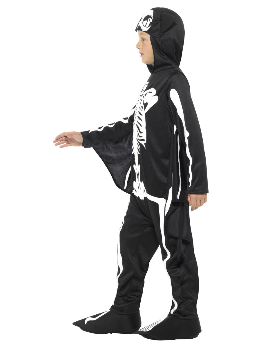 Bat Skeleton Costume, Black & White - 4