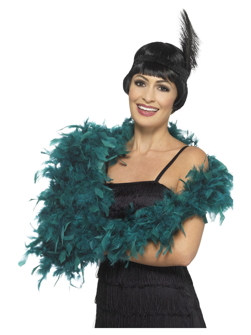 Deluxe Boa, Teal - 1