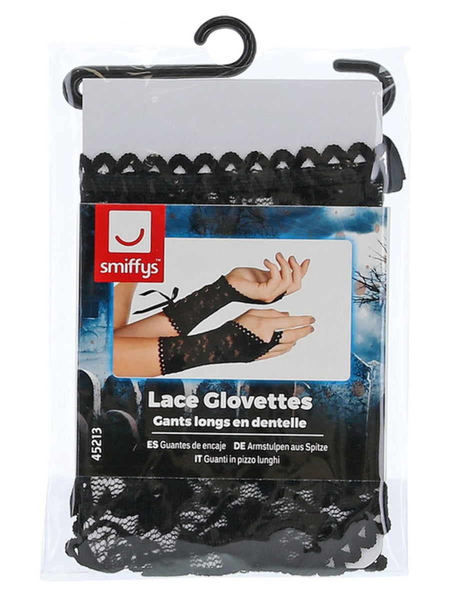 Lace Glovettes, Black - 3