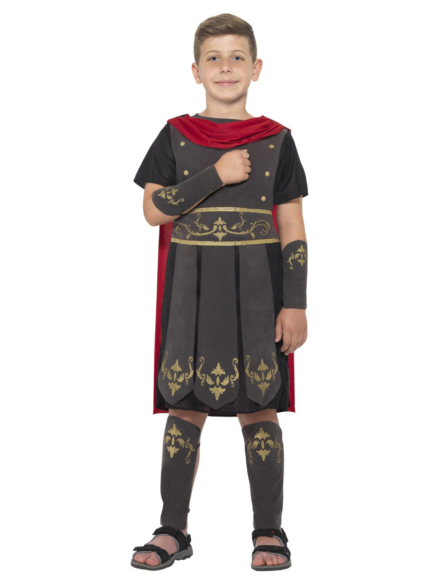 Roman Soldier Costume, Black - 1